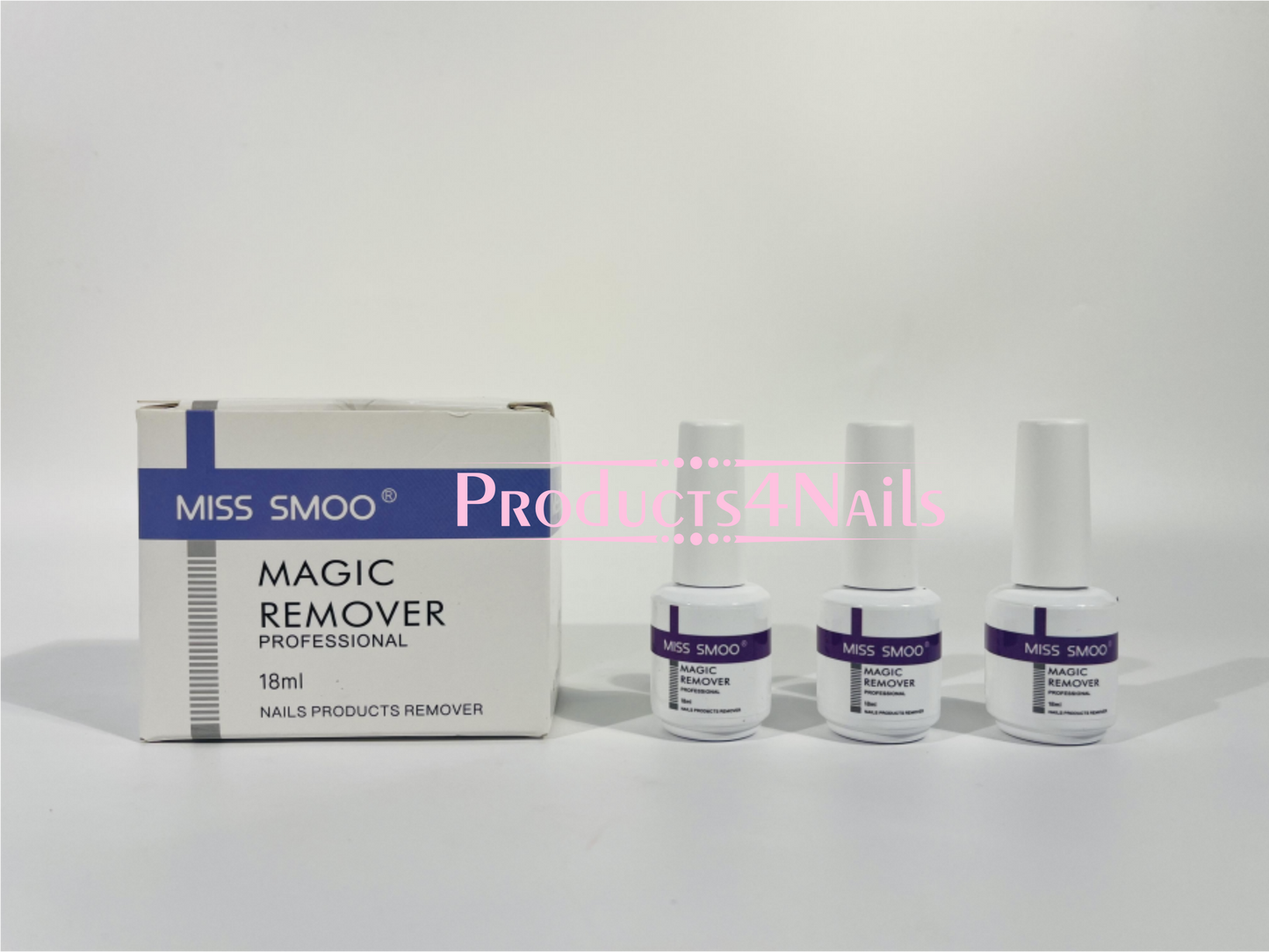 Miss Smoo Magic Remover for Nail Gel - Professional 18ml