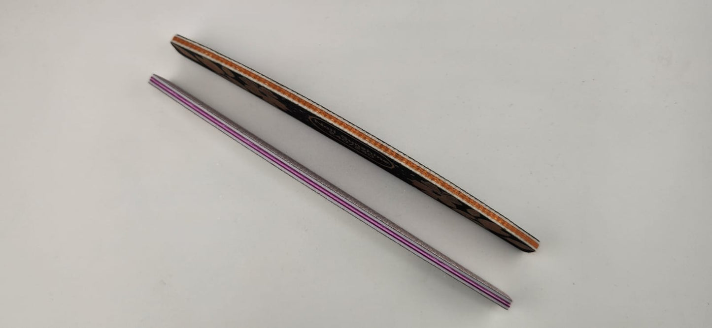 Miss Smoo Nail File 100/180 Grey - Half Moon Grey - Lose