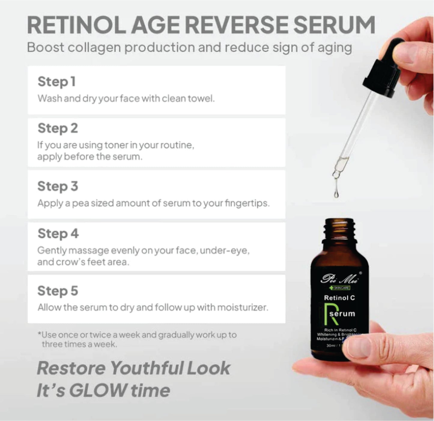 Pei Mei Retinol C Spot Remover Serum-30ml - PM6876