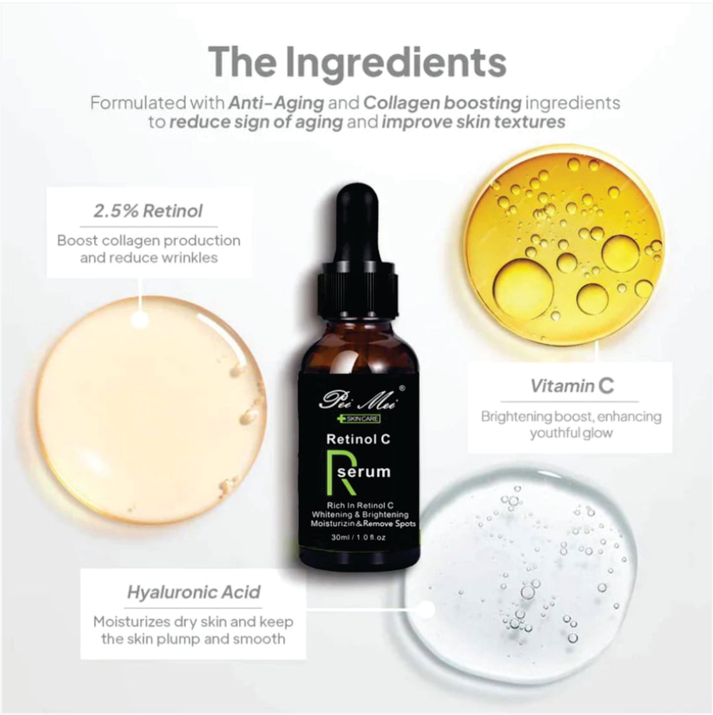 Pei Mei Retinol C Spot Remover Serum-30ml - PM6876
