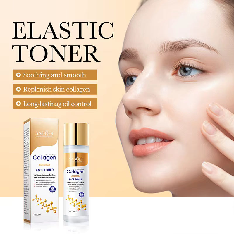 Sadoer Collagen Face Toner 10 Times Collagen Content Active Protein Technology 120ml (NO.SD37442)