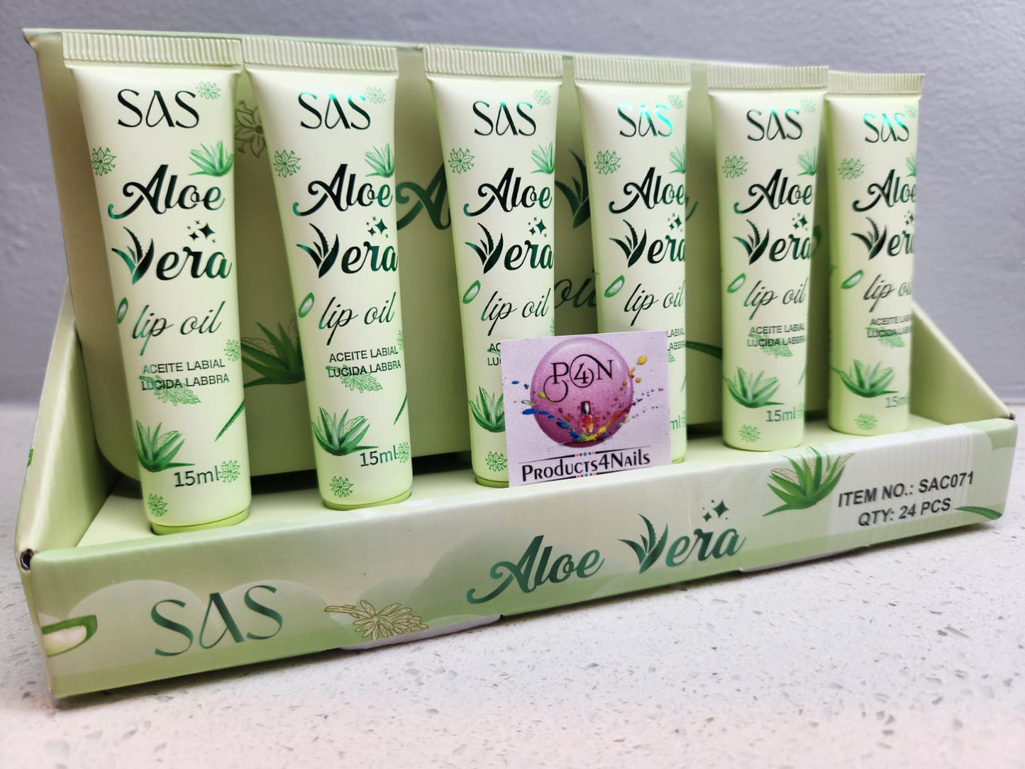 SAS Aloe Vera Lip Oil 15ml