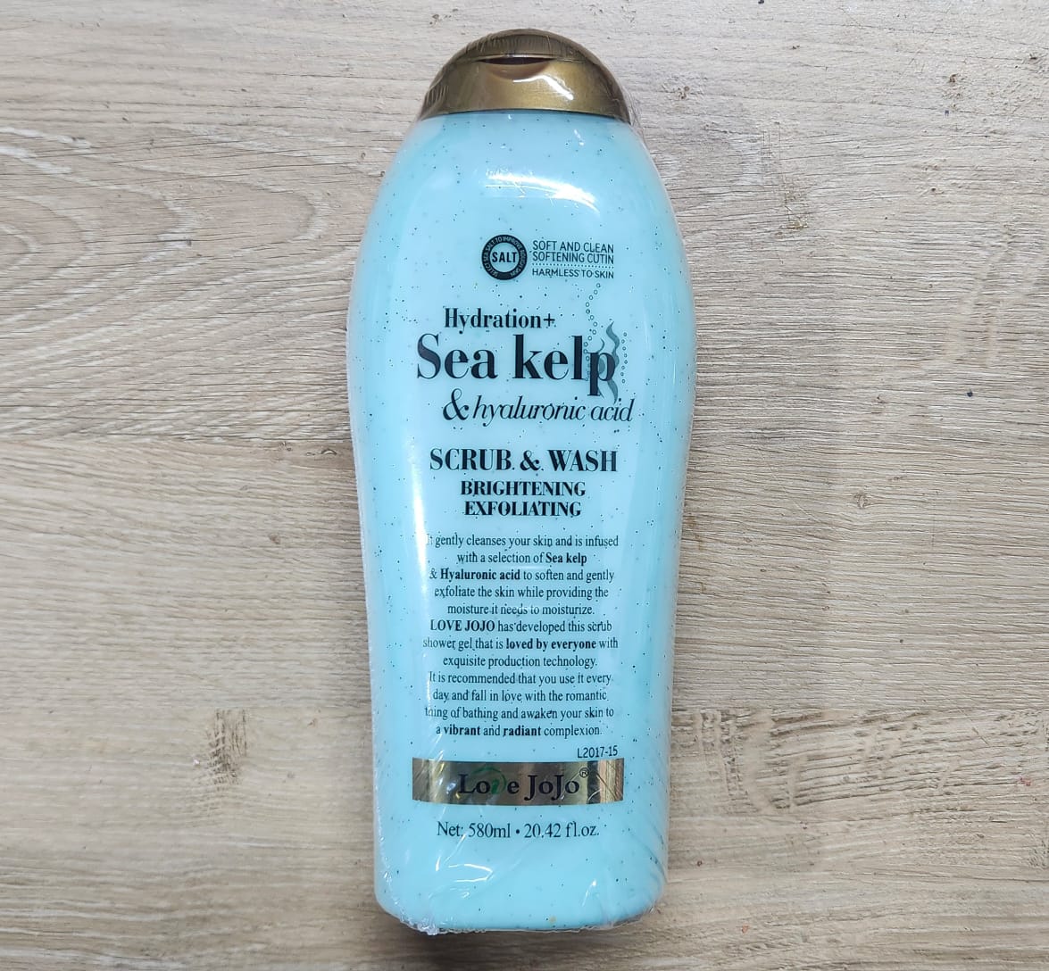 SCRUB & WASH BRINGTENING EXFOLIATING 580ml Love JoJo Tranquil + Amethyst & Lavender flowers L2017-14