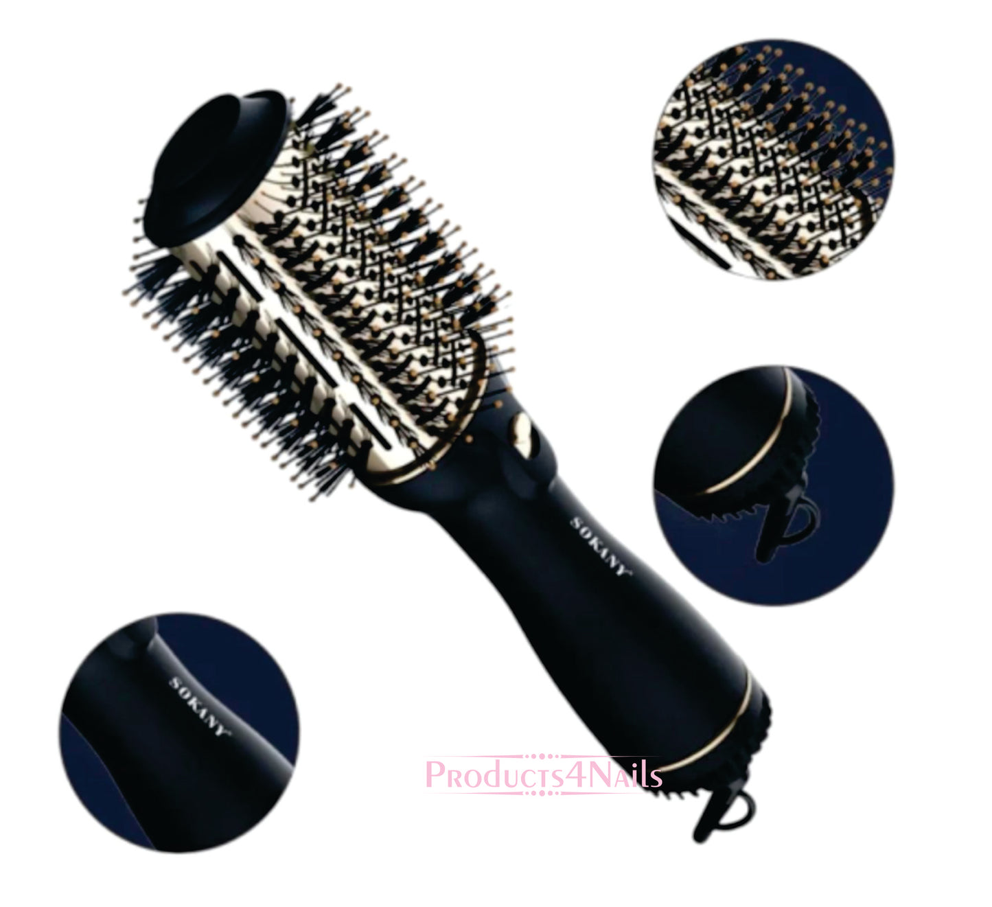 Sokany Hair Dryer - 1200W Multi Functional Hot Air Comb