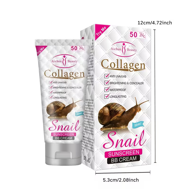 Collagen Snail SUNSCREEN BB CREAM Pei Mei - SPF 50 - PM6915-AC-50ml