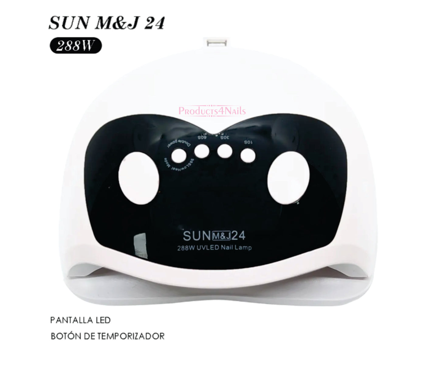SUN M&J 24 Professional Gel Polish LED Nail Dryer Lamp - 288W