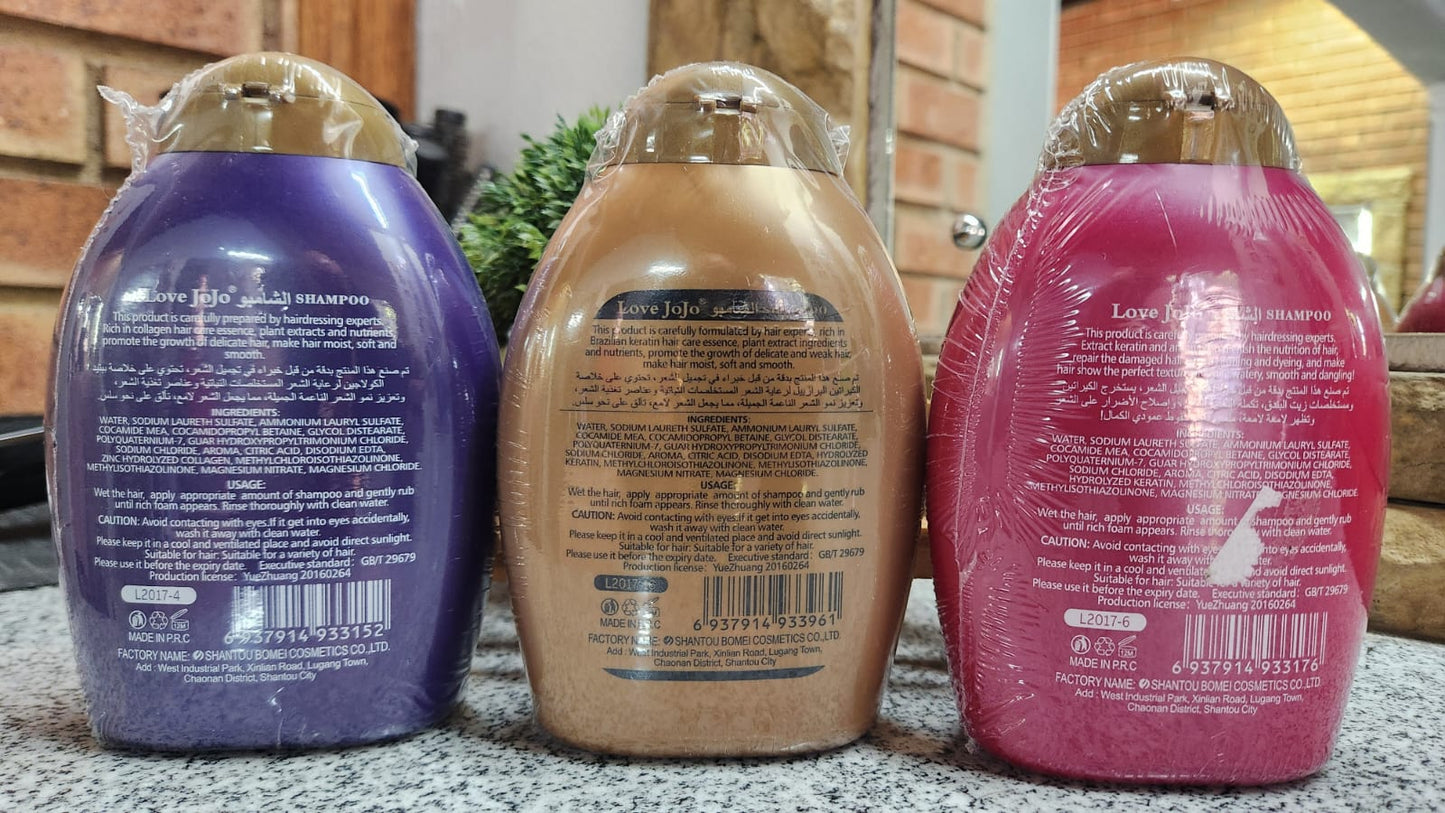 Shampoo Brazilian Keratin Smooth EVER STRAIGHTENING - SOFT & SLEEKHAIR 400ml (SULFATE FREE SURFACTANTS) - Love JoJo L20017-16