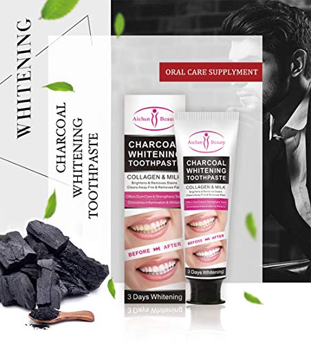 Charcoal Whitening Toothpaste - Aichun Beauty - 100g AC31861