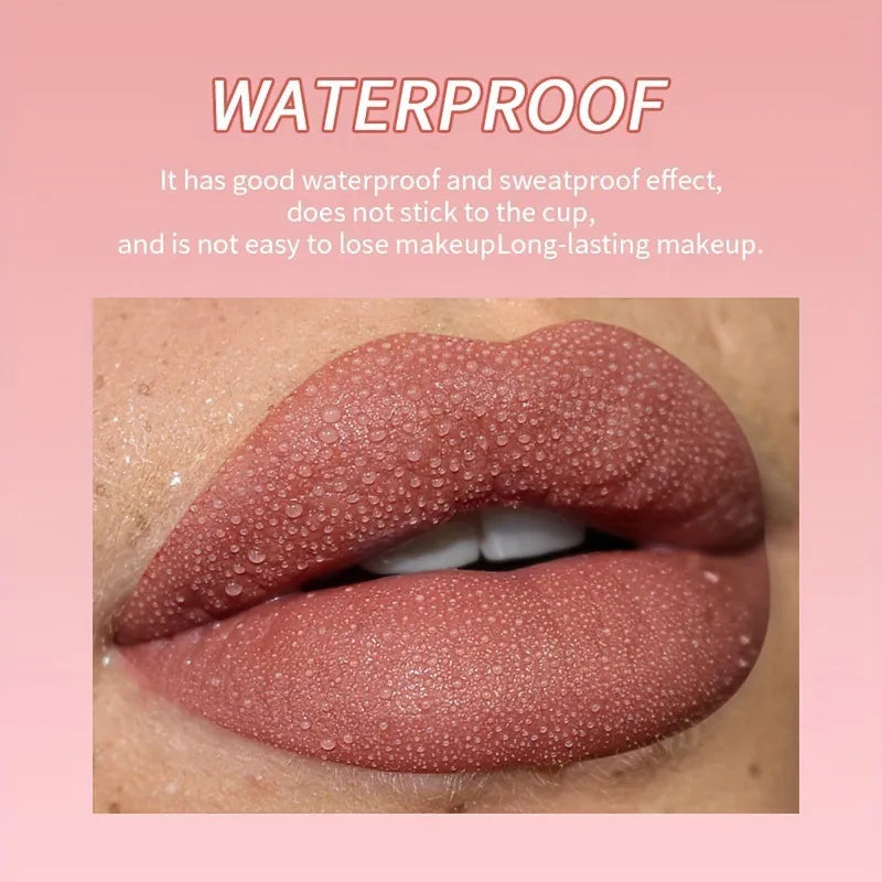 USHAS Lip Matte LipGloss & Lipliner Waterproof Long Lasting 2 in 1, ITEM NO: CS424B