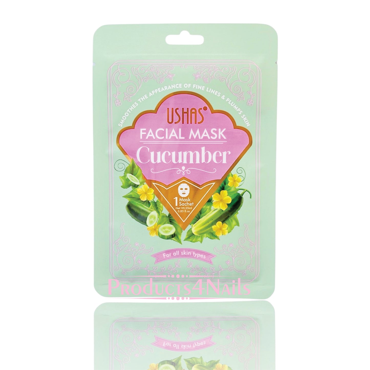 USHAS MASCARILLA FACIAL PEPINO X1 HA453