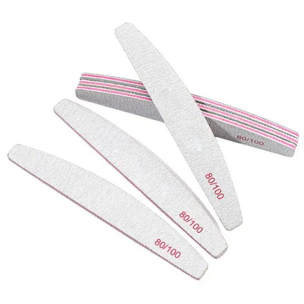 Miss Smoo Nail File 80/100 - Rhombus Lose - Grey