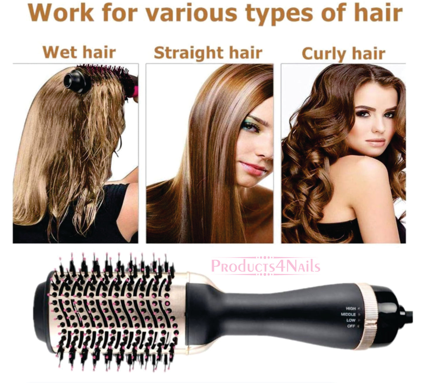 Sokany Hair Dryer - 1200W Multi Functional Hot Air Comb