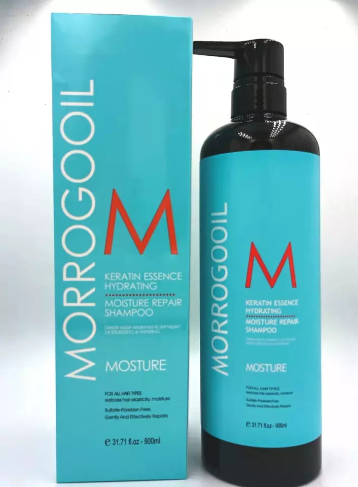 Morrogooil Moisture Repair Shampoo (900ml) with Keratin Essence