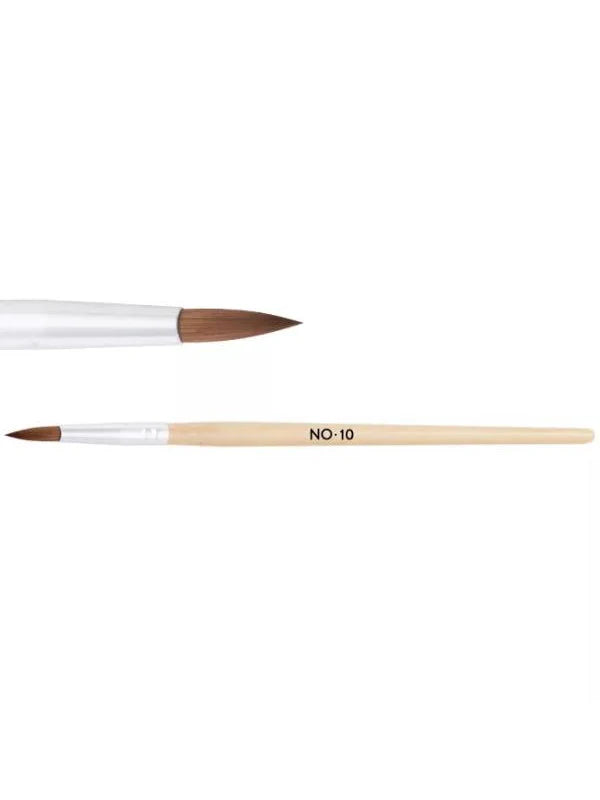 Wooden Acrylic Nail Brush NO.12 (High Quality)- ITEM NO:26545 (P4N)