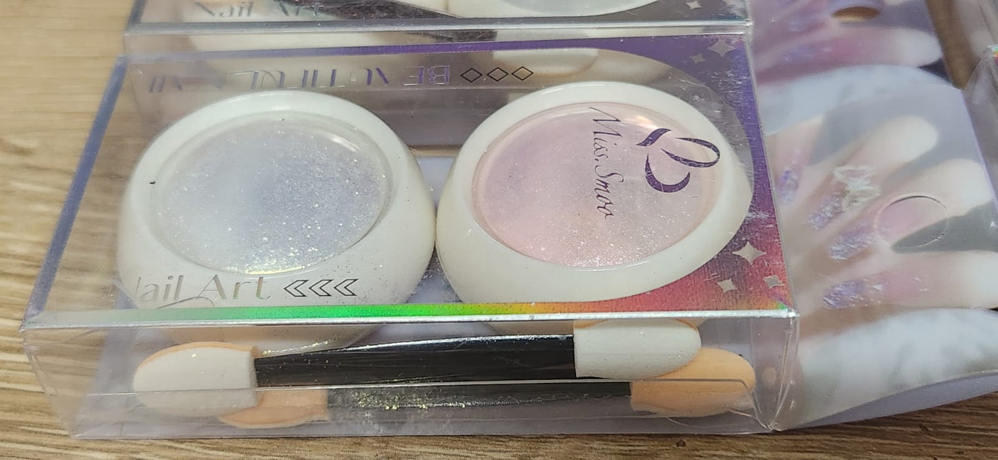 CHROME Powder 4pcs MIX (BEAUTIFUL NAIL ART)