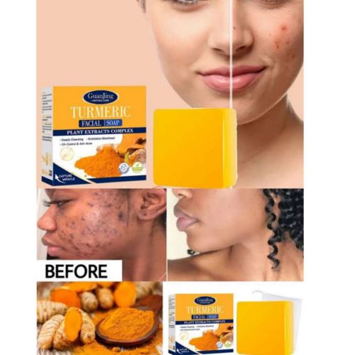 Turmeric Soap For Face & Body 100g Bar GuanJing