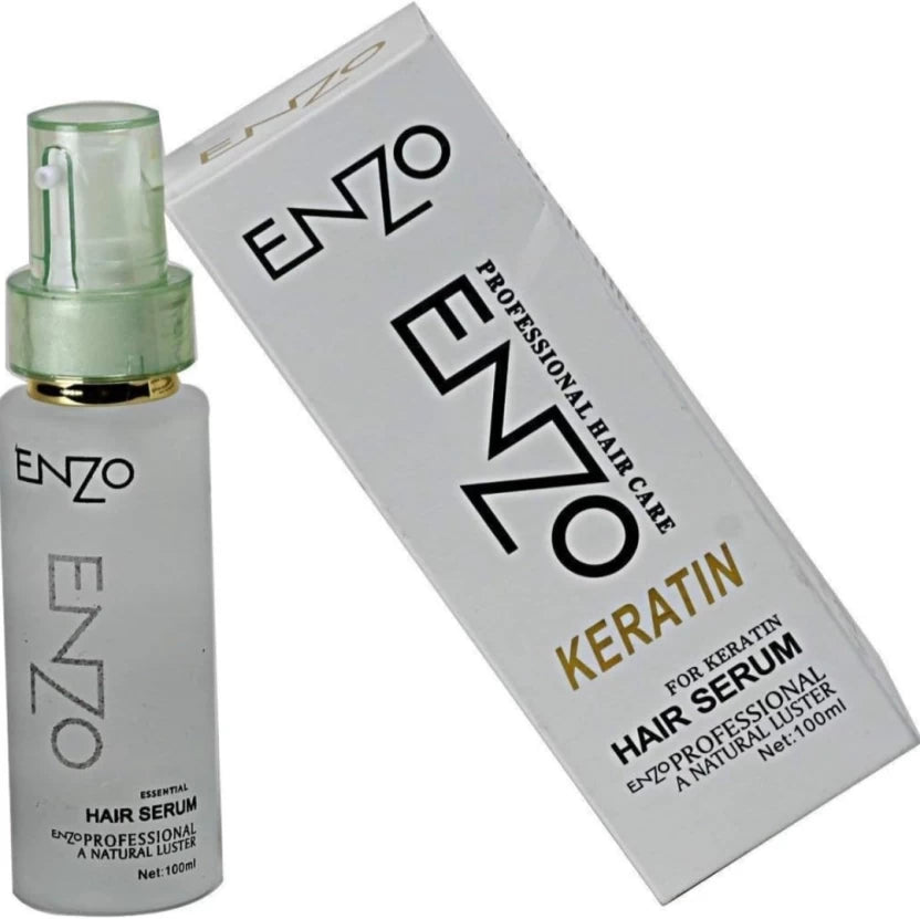Enzo Keratin Hair Serum 100ml – Professional Hair Treatment for Shine & Repair