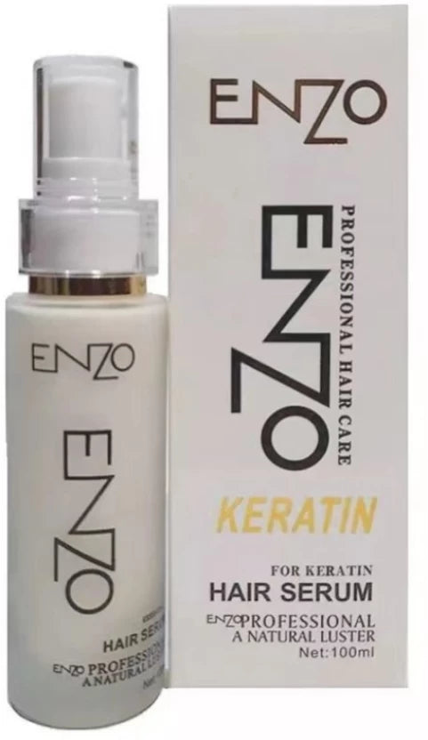Enzo Keratin Hair Serum 100ml – Professional Hair Treatment for Shine & Repair