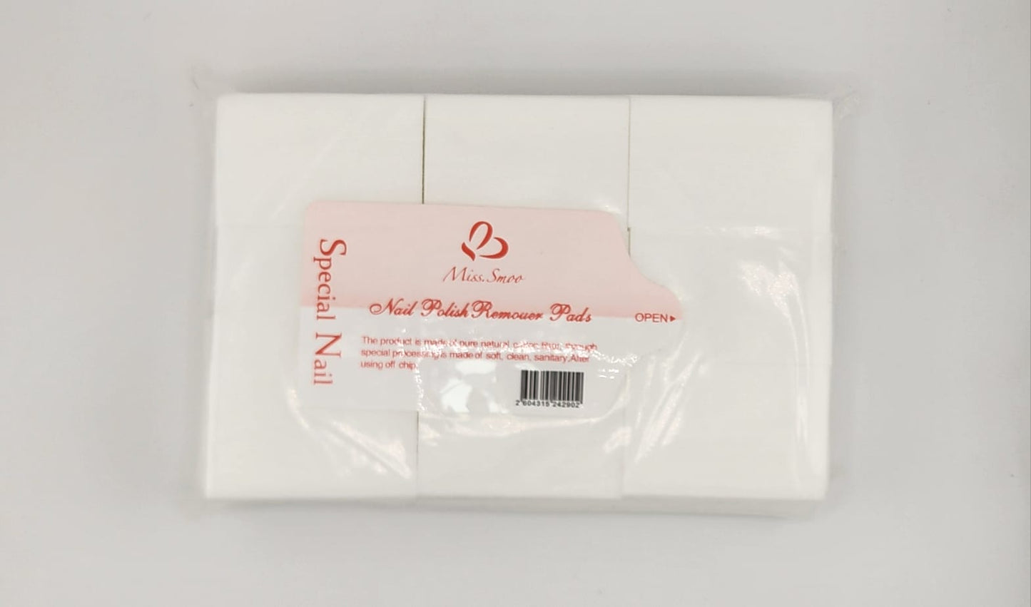Nail Gel Polish Remover Pads 1000 Pieces MISS SMOO - Disposable Lint Free Nail Wipes Pad, Clean Acrylic Nails Remover