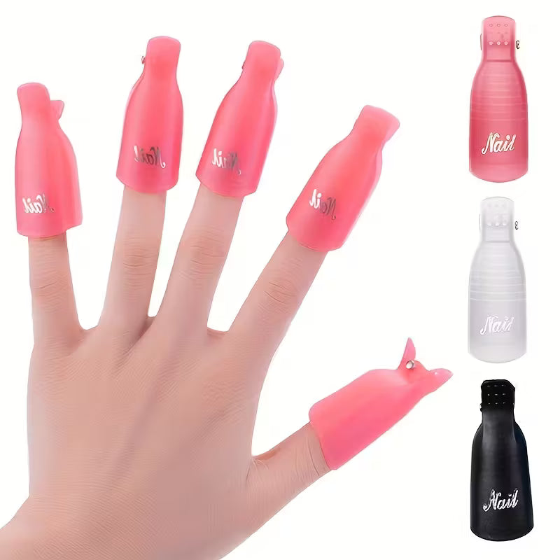 Nail Soak Off - Reusable Keeper for remover tips 10pcs