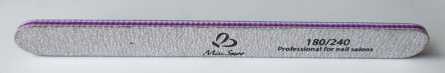 Miss Smoo Nail File 180/240 Straight