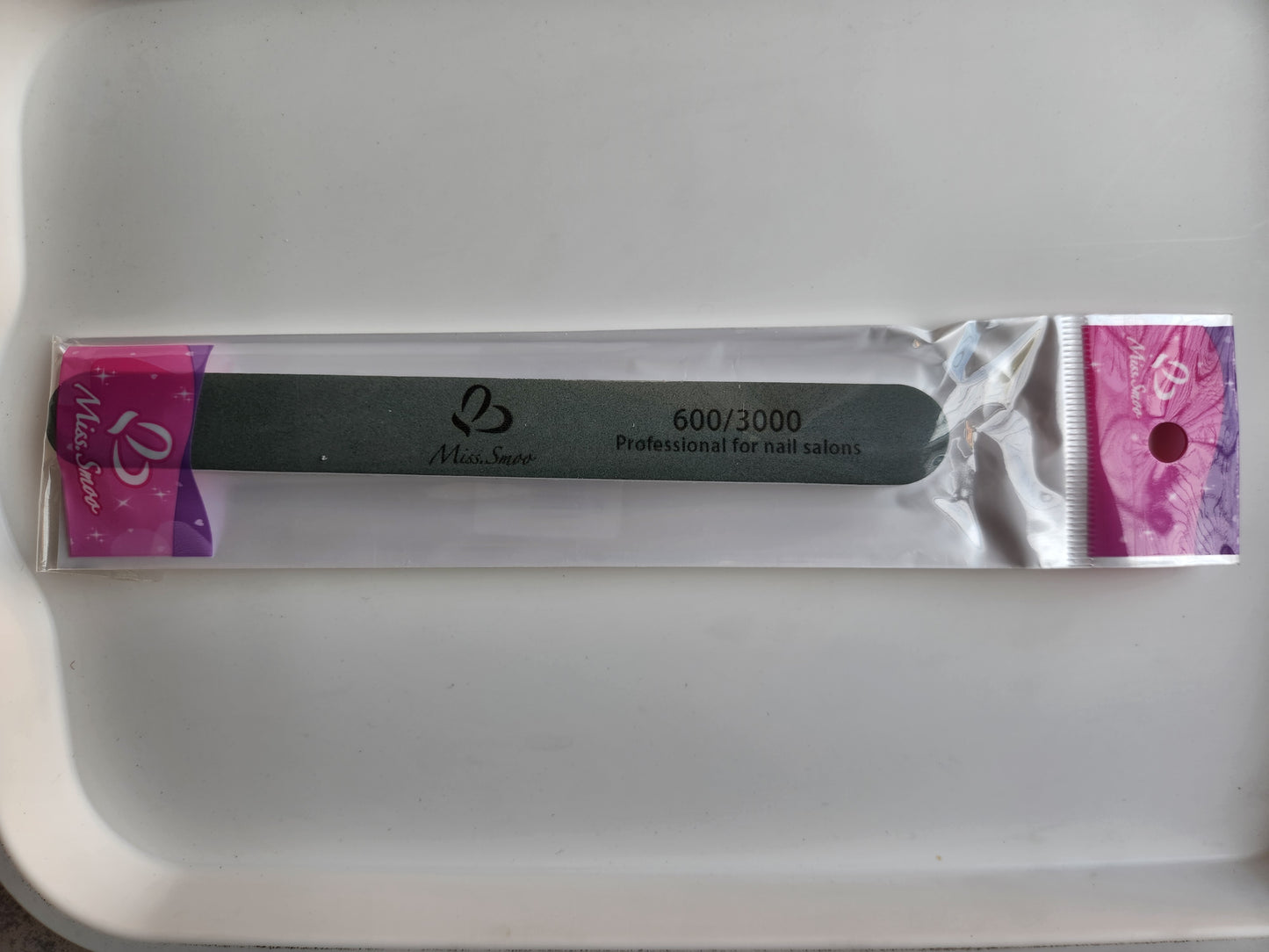 Miss Smoo Nail File 600/300 - STRAIGHT