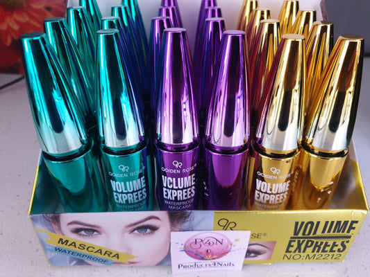 Mascara Volume Express Waterproof Qoiden Rose