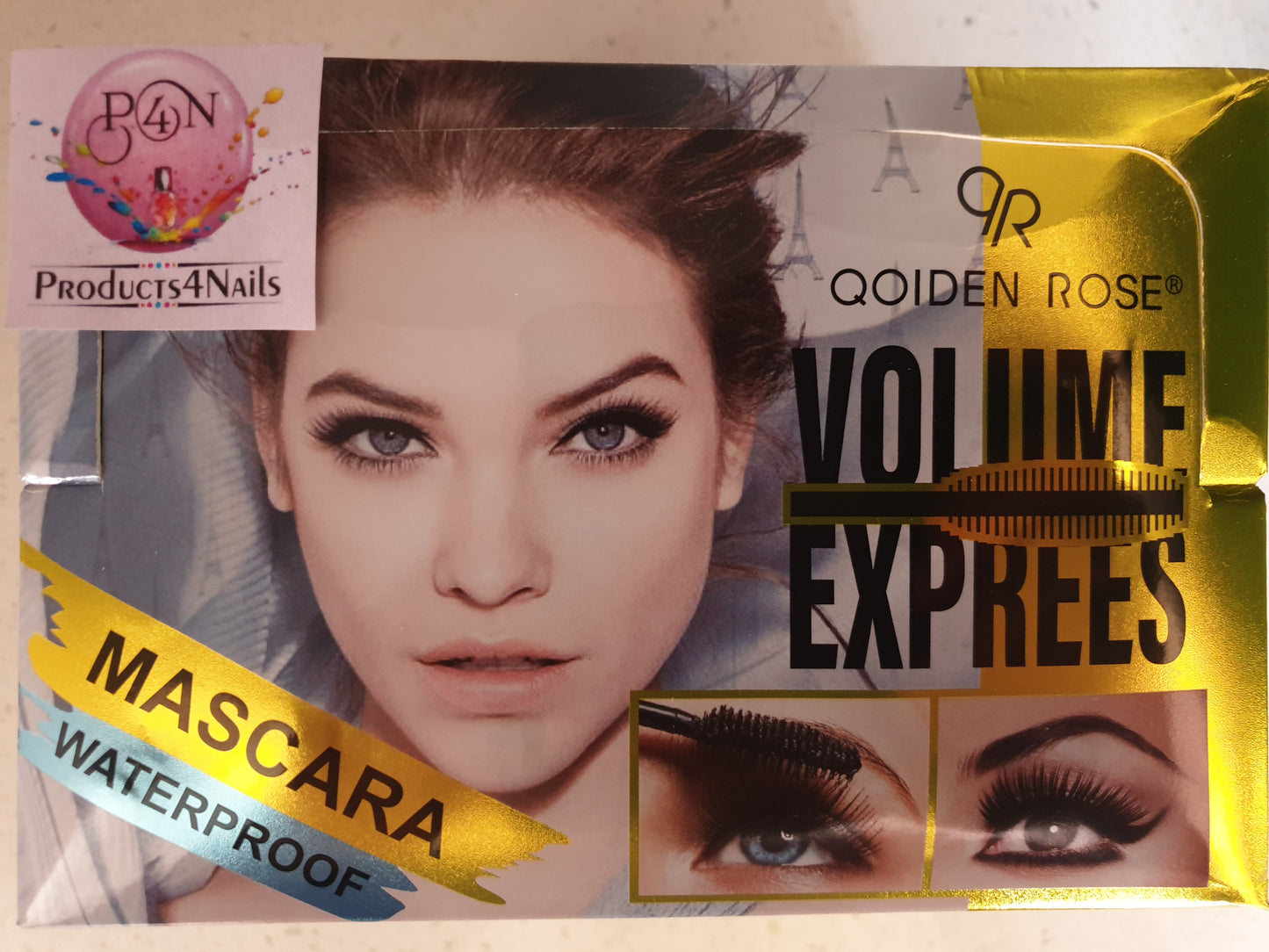 Mascara Volume Express Waterproof Qoiden Rose