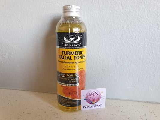 Facial Toner Turmeric Essence with CURCUMIN 180ml Hydrates and Calms Inflammation - Pretty Cowry