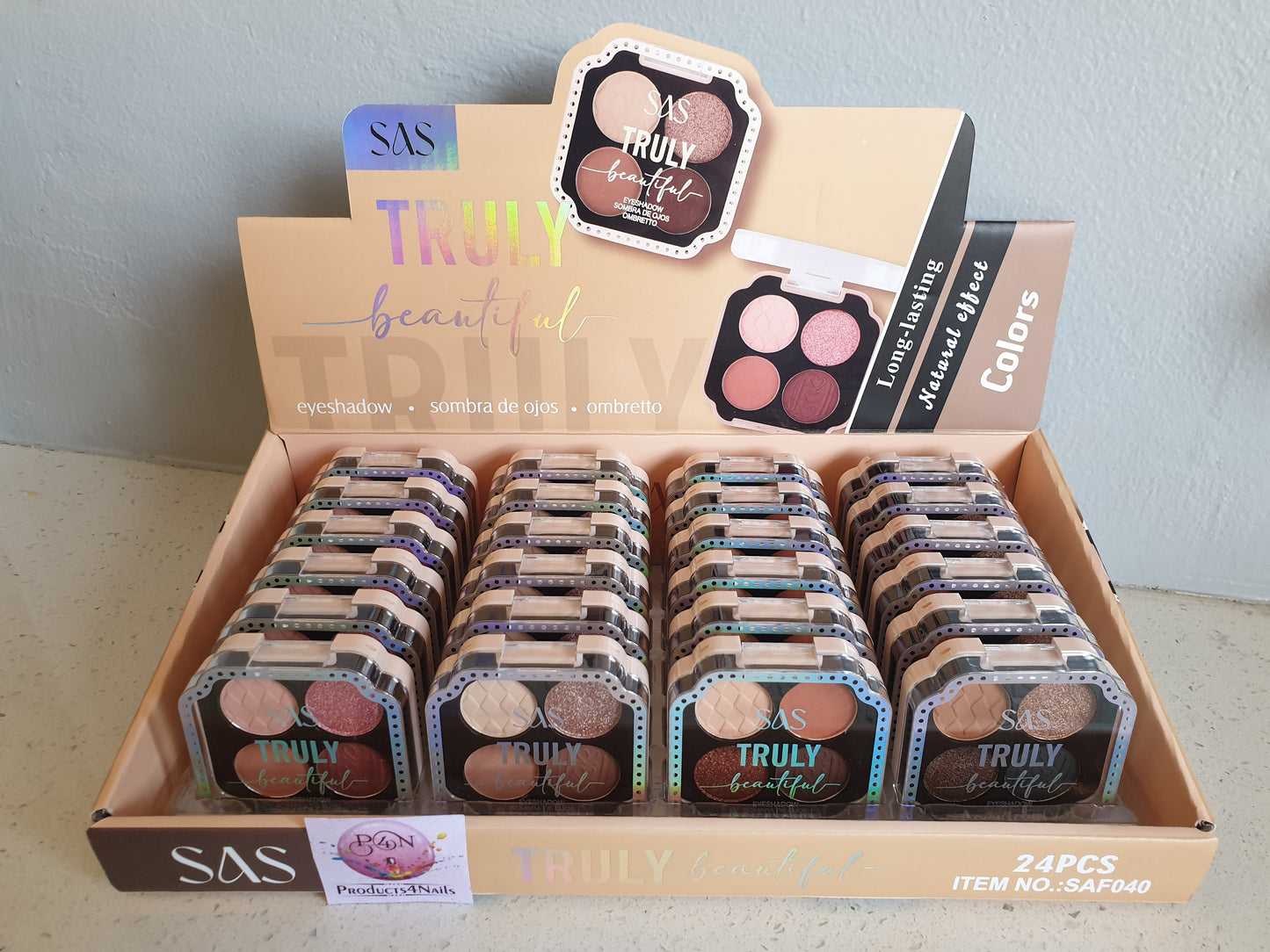 SAS Truly Beautiful Eyeshadow Colour Palette 4pcs