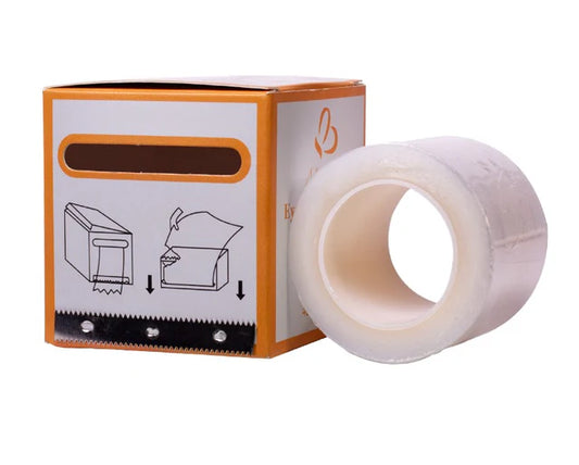Eyebrow Plastic Wrap Cover Tape Roll 42mm x 200mm Clear