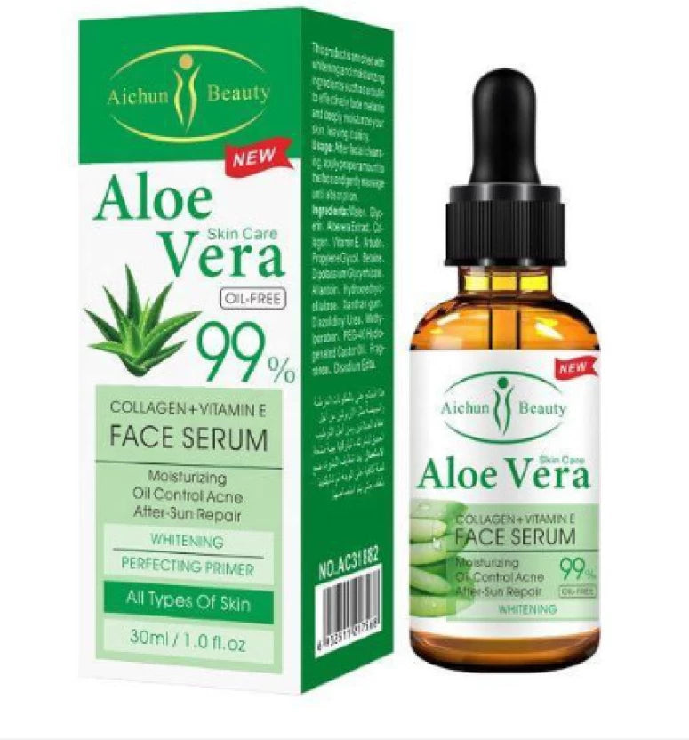 99% Aloe Vera Face Serum with Collagen and Vitamin E