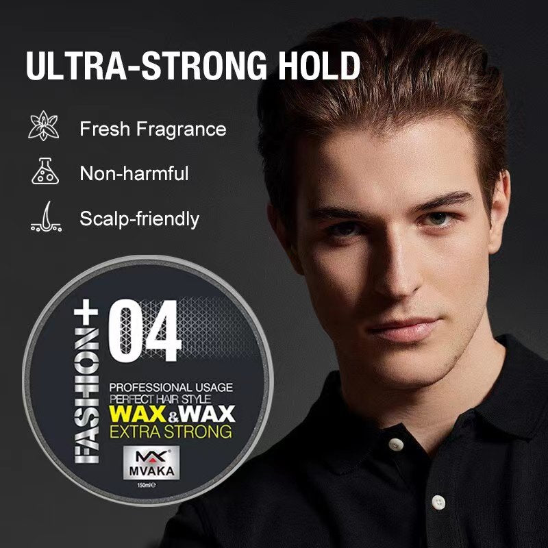 Fashion+ 04 Hair Styling Gel Wax 150ml - Extra Strong MVAKA