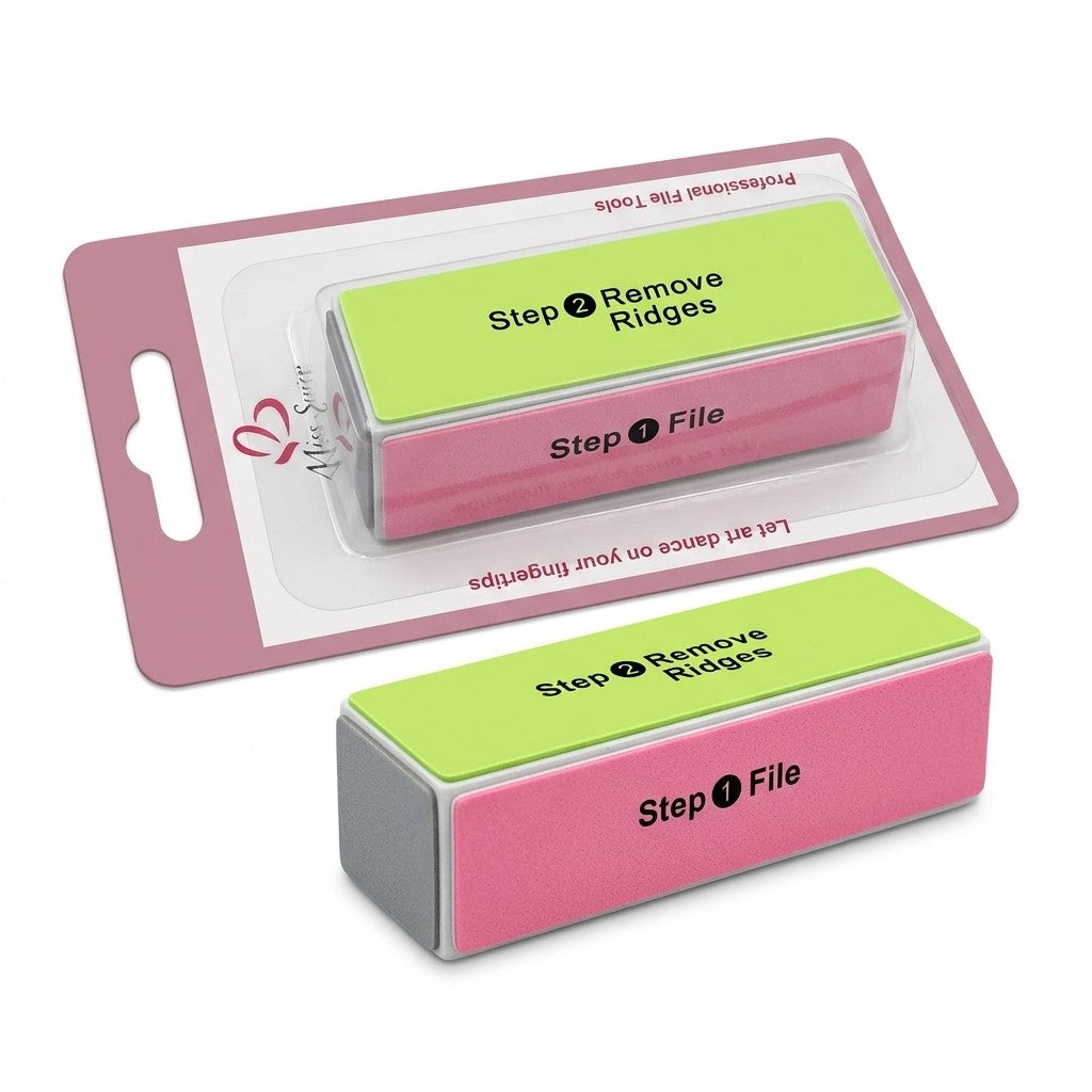 Nail 4-Way Buffer MISS SMOO - Nail Buffering Files Nail Art Polishing Block
