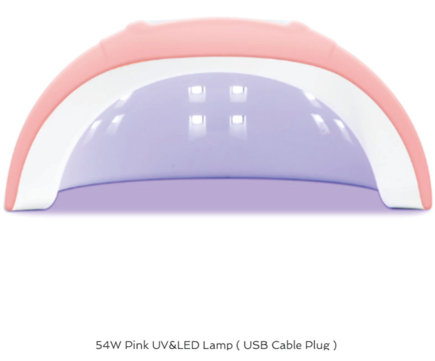 54W Pink UV&LED Lamp for Nails (USB Cable Plug)