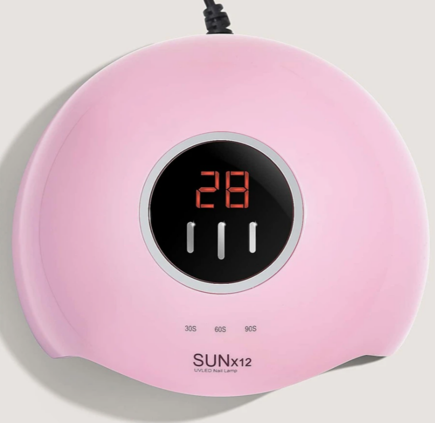 Sun X12 LED/UV 54W LED Nail Lamp with Three Timer Smart Digital Display Intelligent Infrared Sensor for Nails