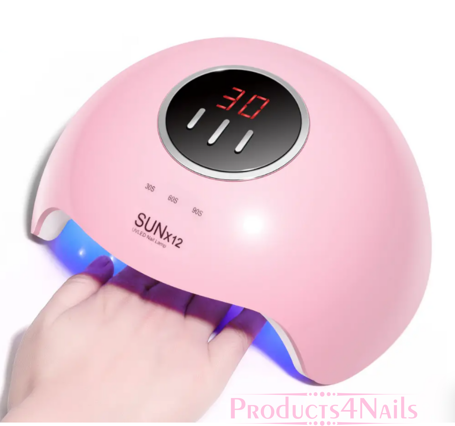 Sun X12 LED/UV 54W LED Nail Lamp with Three Timer Smart Digital Display Intelligent Infrared Sensor for Nails