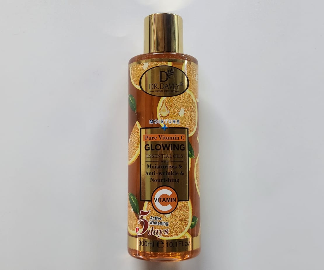 Dr. Davey Glowing Pure Vitamin C - Moisturizes & Anti-wrinkle & nourishing 5 days Active Whitening 300ml