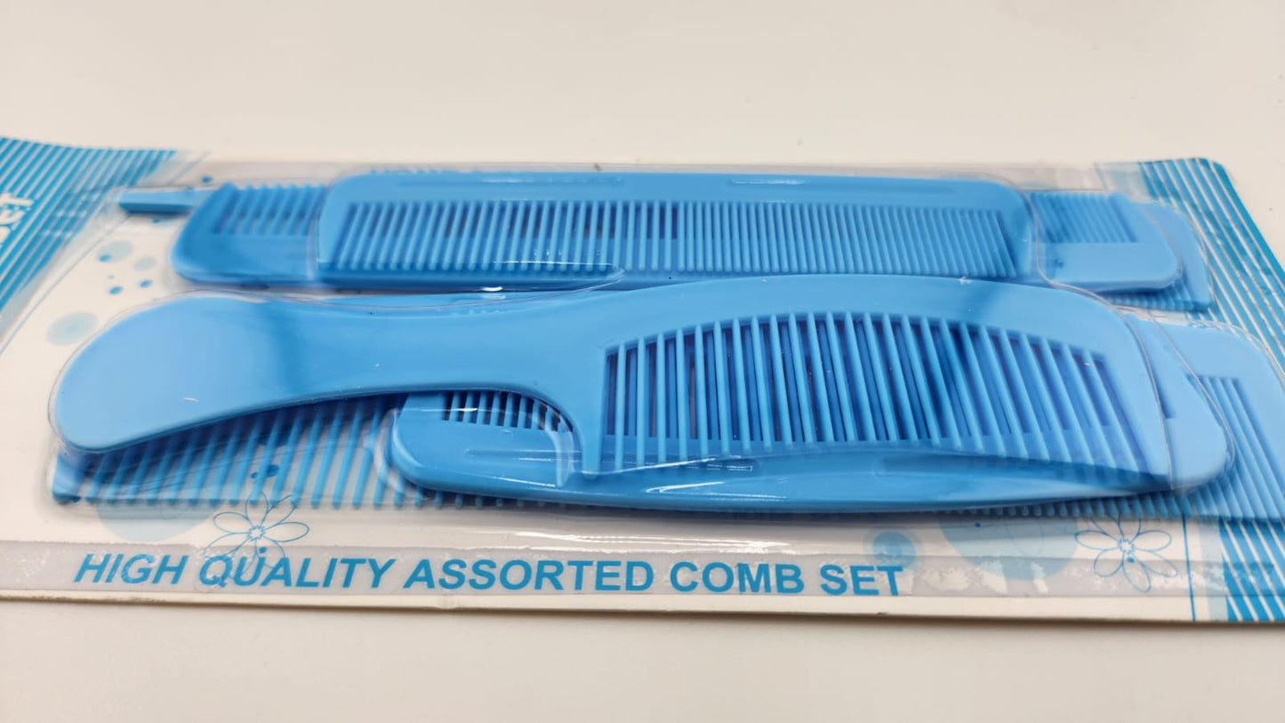 Hair Brush Combo 6pcs - Plastic Set