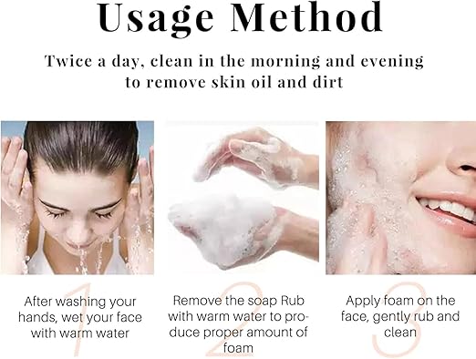 Kojic Acid Soap for Face & Body, Even Skin Tone Smooth Skin, 7 Days Quick - 120g GuanJing Beauty