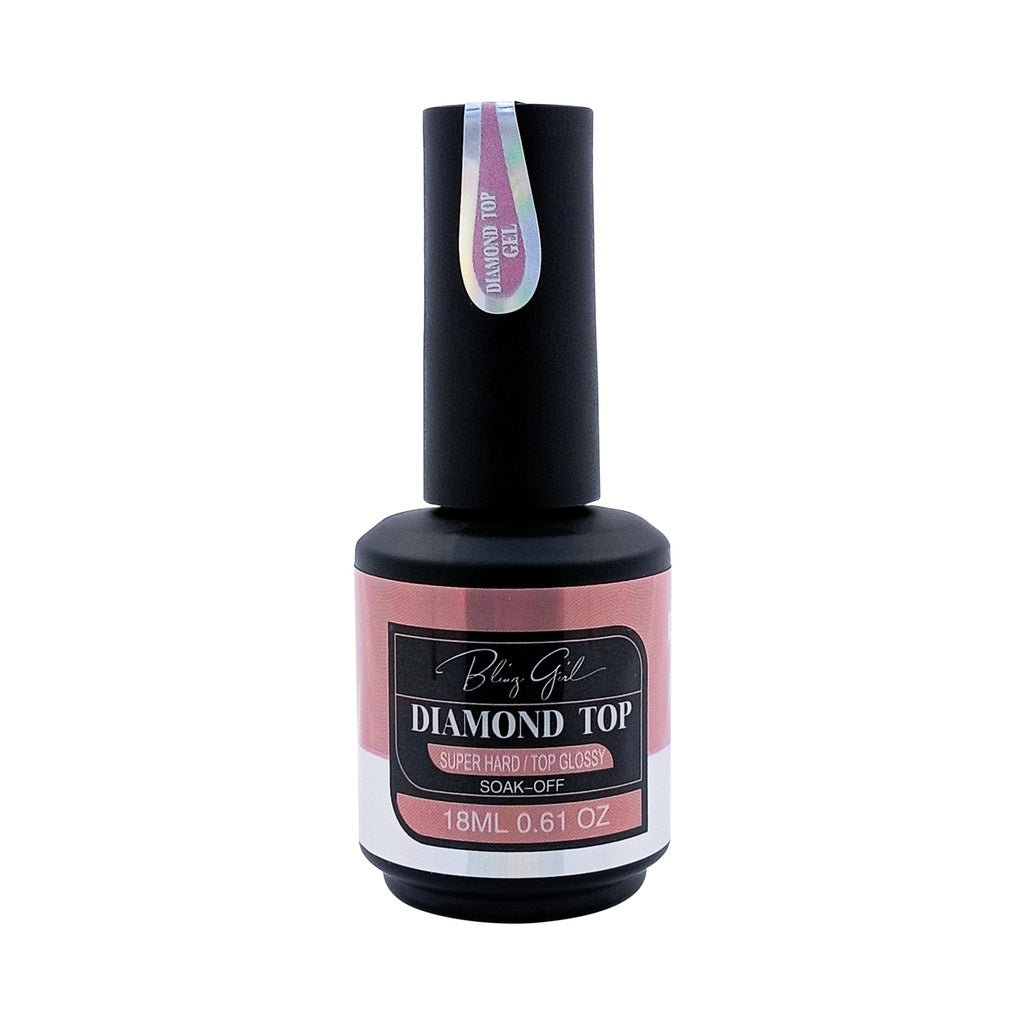 Bling Girl Diamond Glass Top Coat 18ml