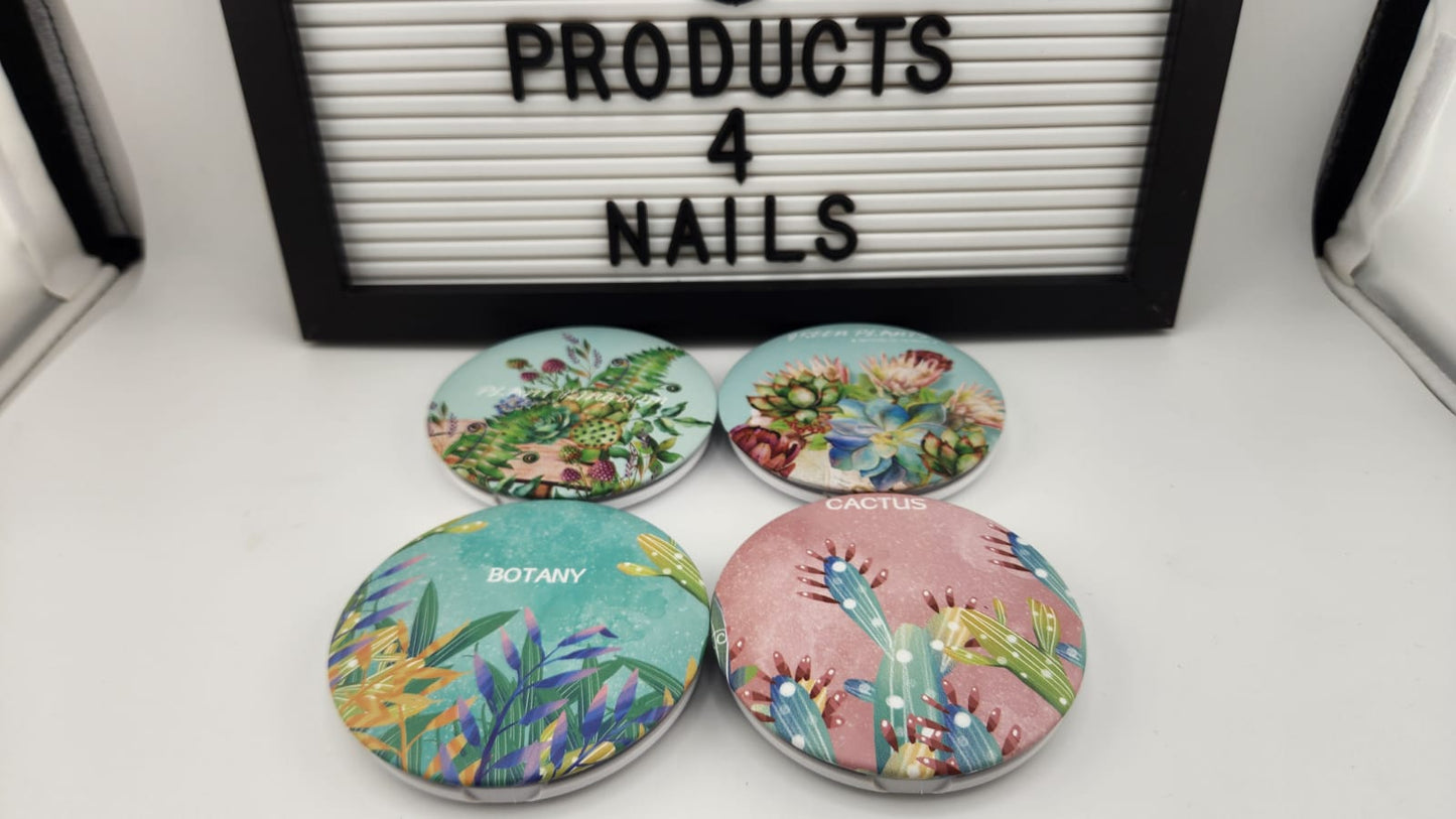 Cosmetic Mirror Classics Fashion 2 in 1 (Plain Mirror and Magnifying Glass) -1336-3