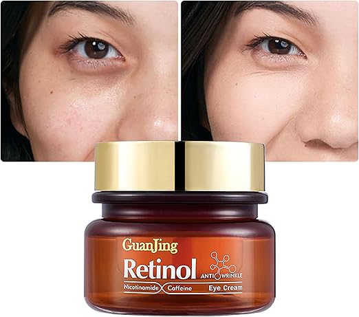 GuanJing Retinol Anti Aging Eye Cream Anti-Wrinkles Bags Dark Circles Removal Retinol Eye Cream For Women - 30g