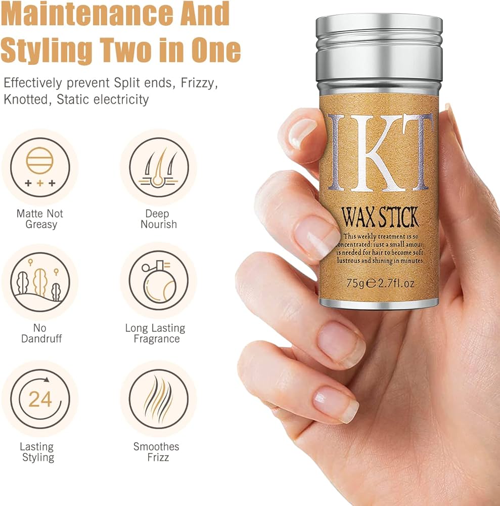 Hair Edge Control Wax Stick-styling, Smooth And Non Greasy