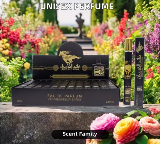 Qaed Al Fursan in its classic 35 ml - Eau De Parfum Natural Spray Vaporisateur REF: B100-95