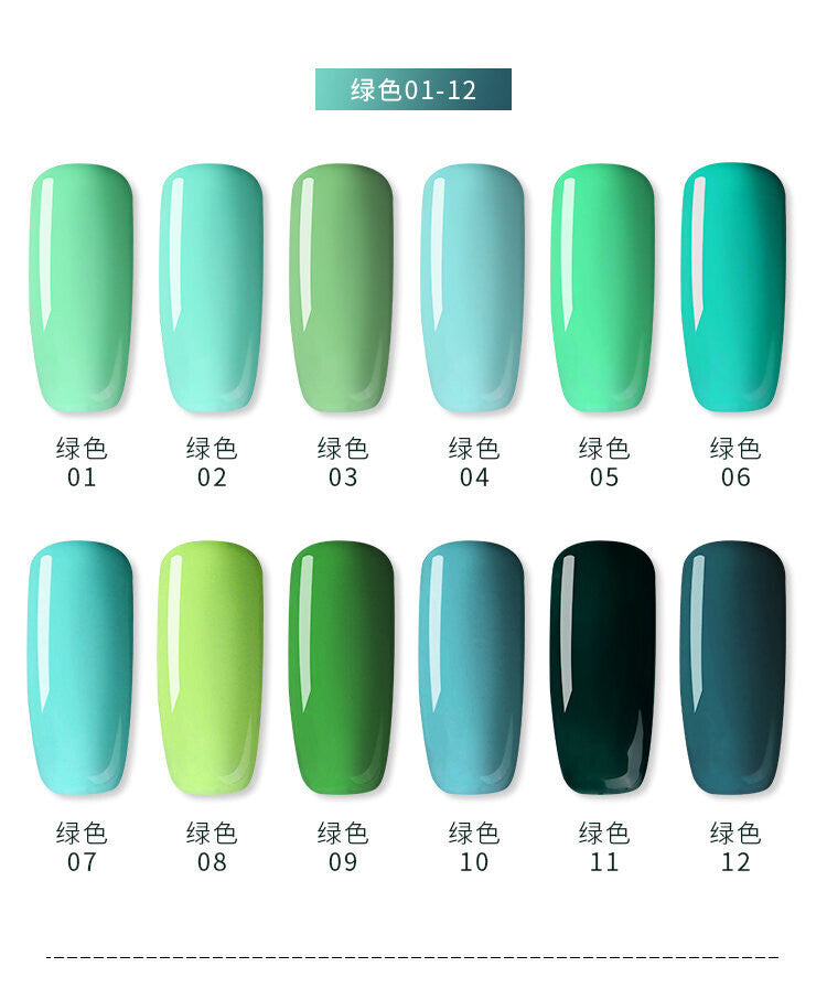 AS UV/LED Gel Polish 15ml - Green Series