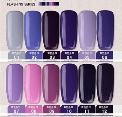 AS UV/LED Gel Polish 15ml - Purple Series