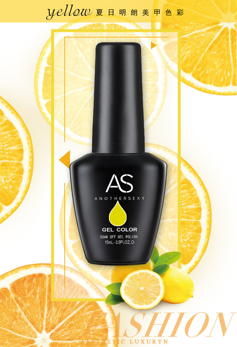 AS UV/LED Gel Polish 15ml - Yellow Series