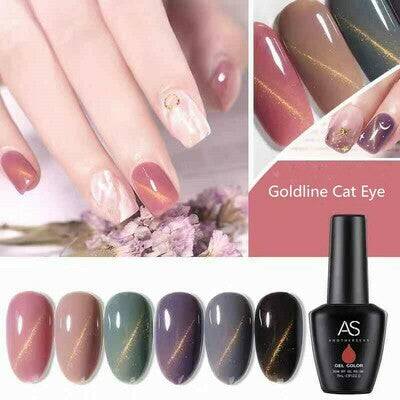 AS UV/LED Goldline Cat Eye Gel Polish 15ml