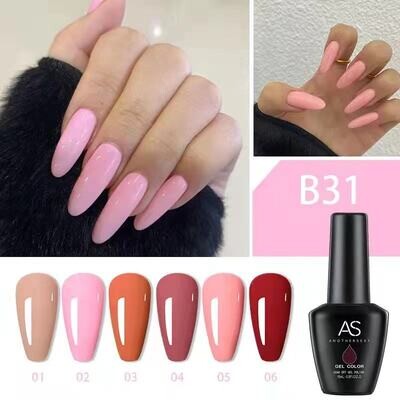 AS UV/LED Series Gel Polish B31 - Cover Pink